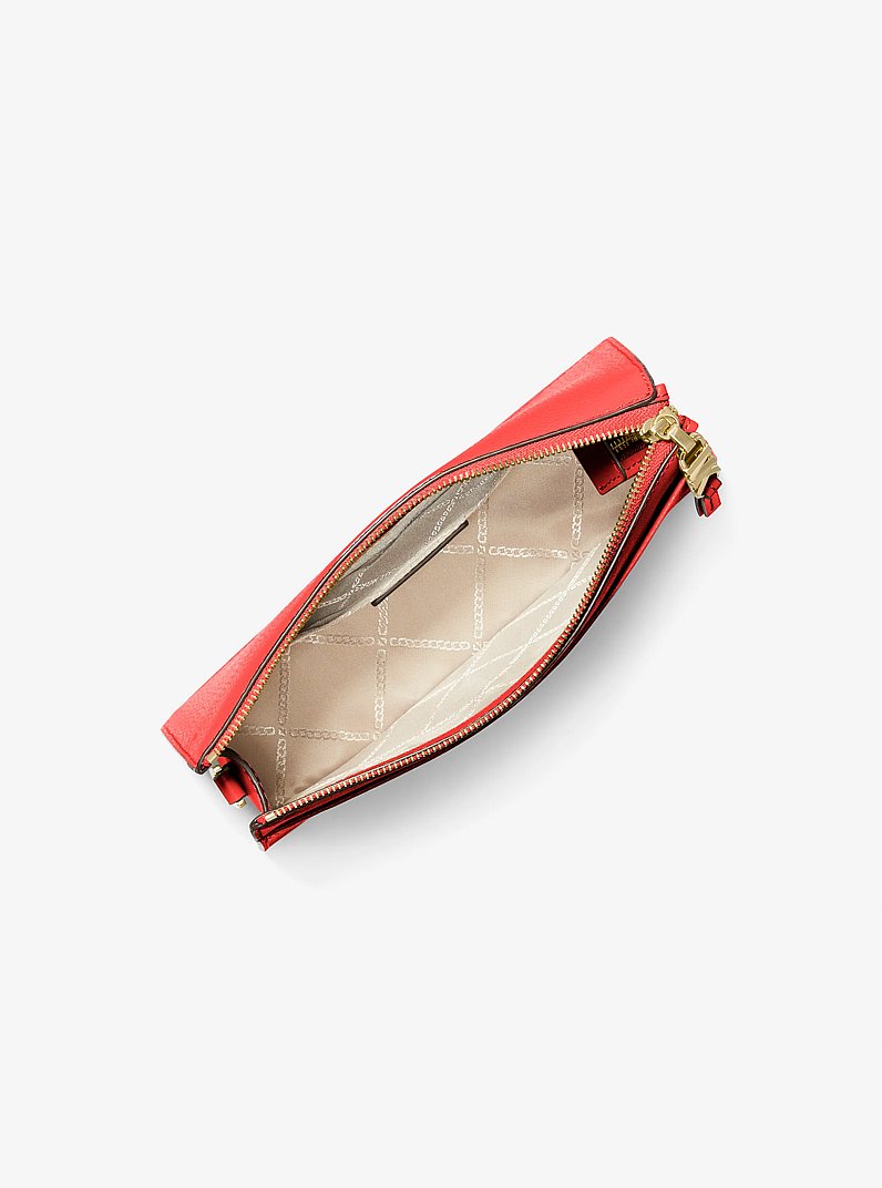 Empire Large Leather Convertible Crossbody Bag in BURNT SIENNA | Michael Kors