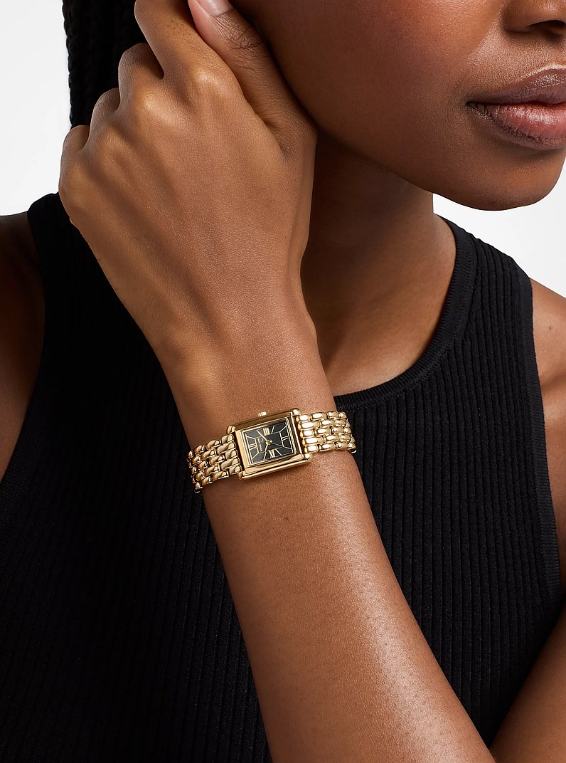 Petite Essex Gold-Tone Watch in GOLD | Michael Kors