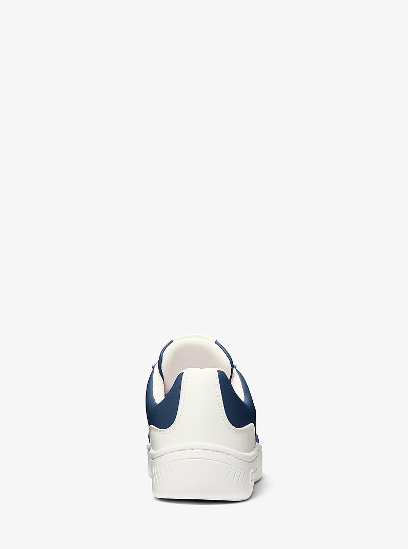 Kai Mixed-Media Sneaker in NAVY | Michael Kors