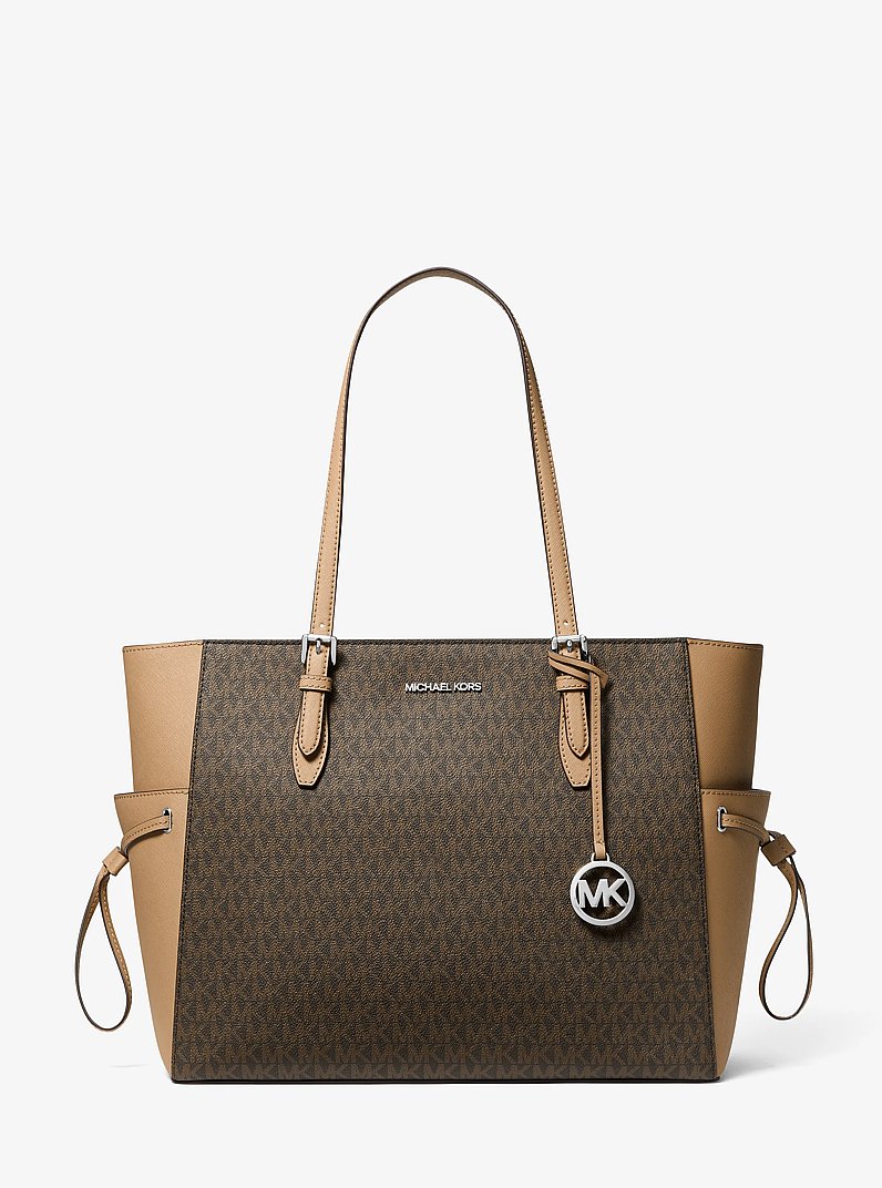 Gilly Large Logo and Leather Tote Bag | Michael Kors [US]