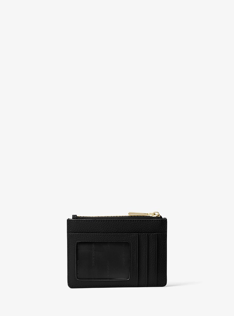 Porte-monnaie en cuir in NOIR | Michael Kors