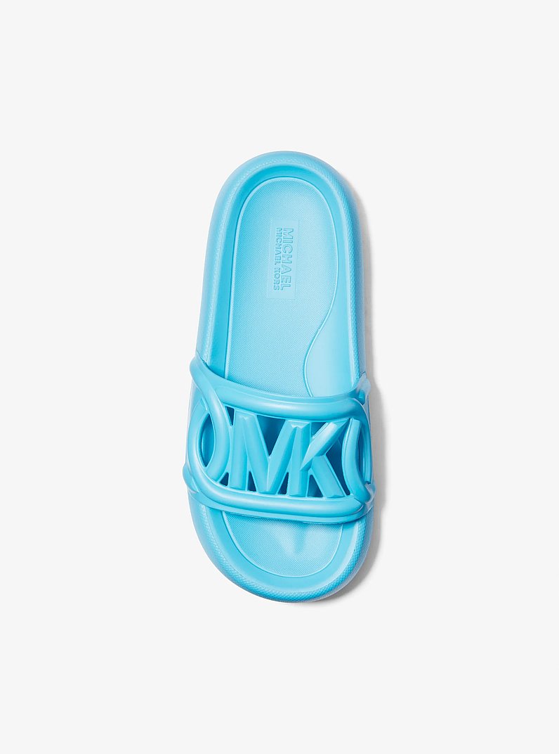 Splash Scuba Slide Sandal in SANTORINI BLUE | Michael Kors