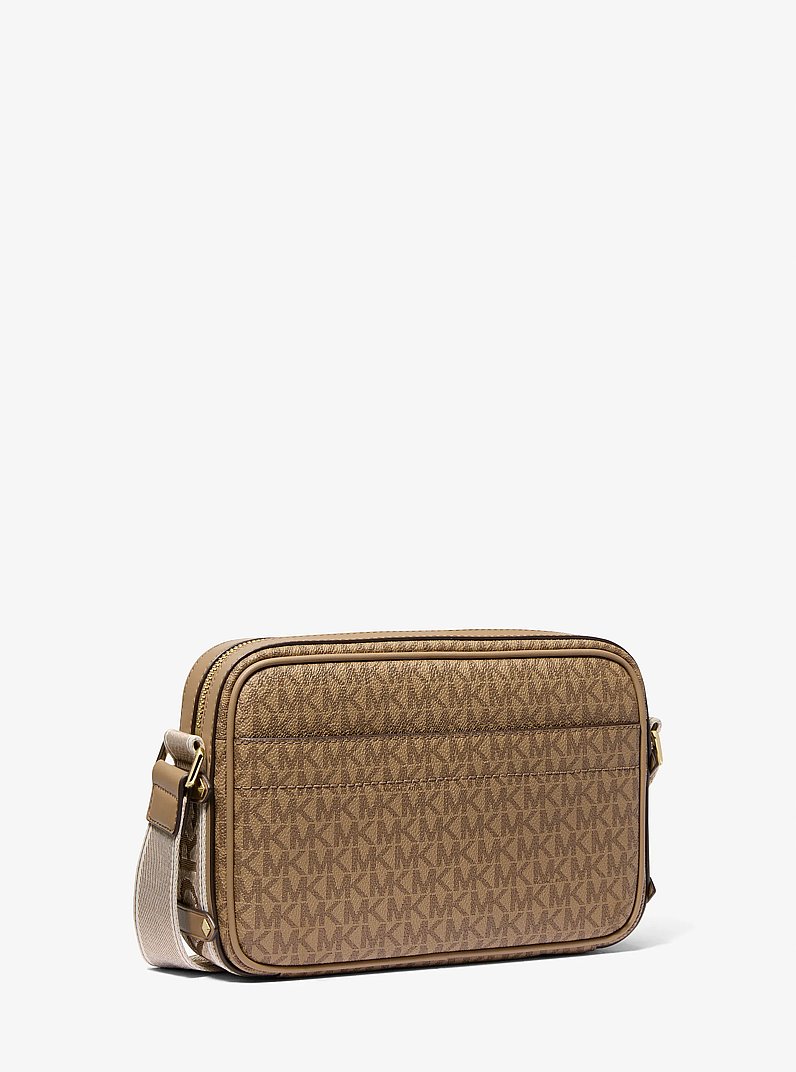Maeve Large Signature Logo Crossbody Bag in HUSK | Michael Kors