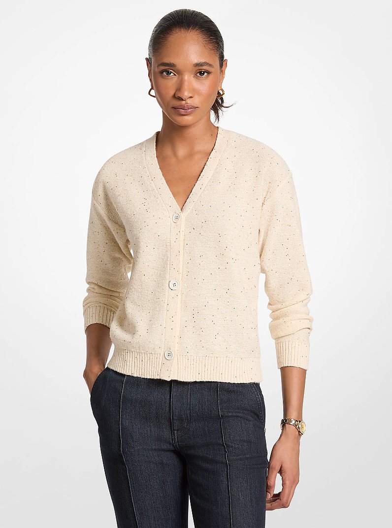 Embellished Cardigan in OS | Michael Kors