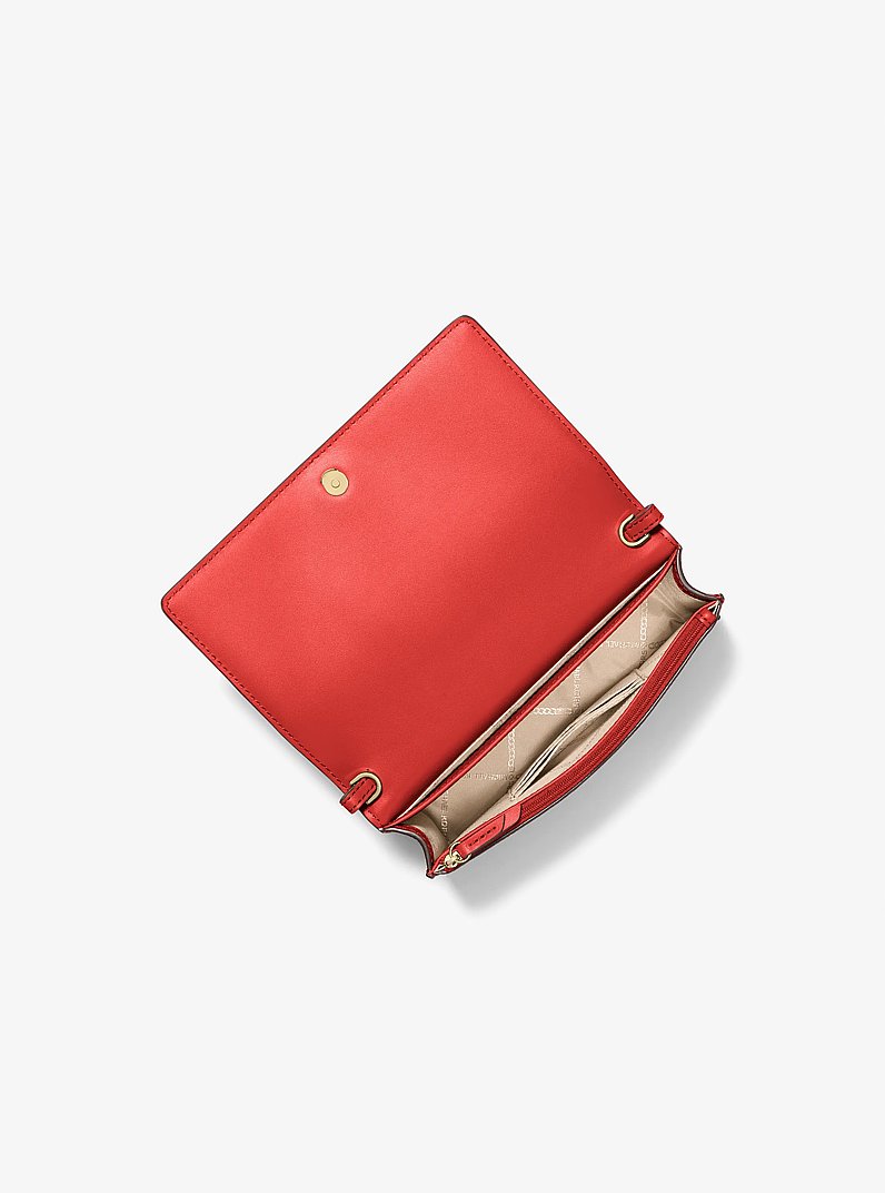 Jet Set Medium Pebbled Leather Crossbody Bag in BURNT SIENNA | Michael Kors