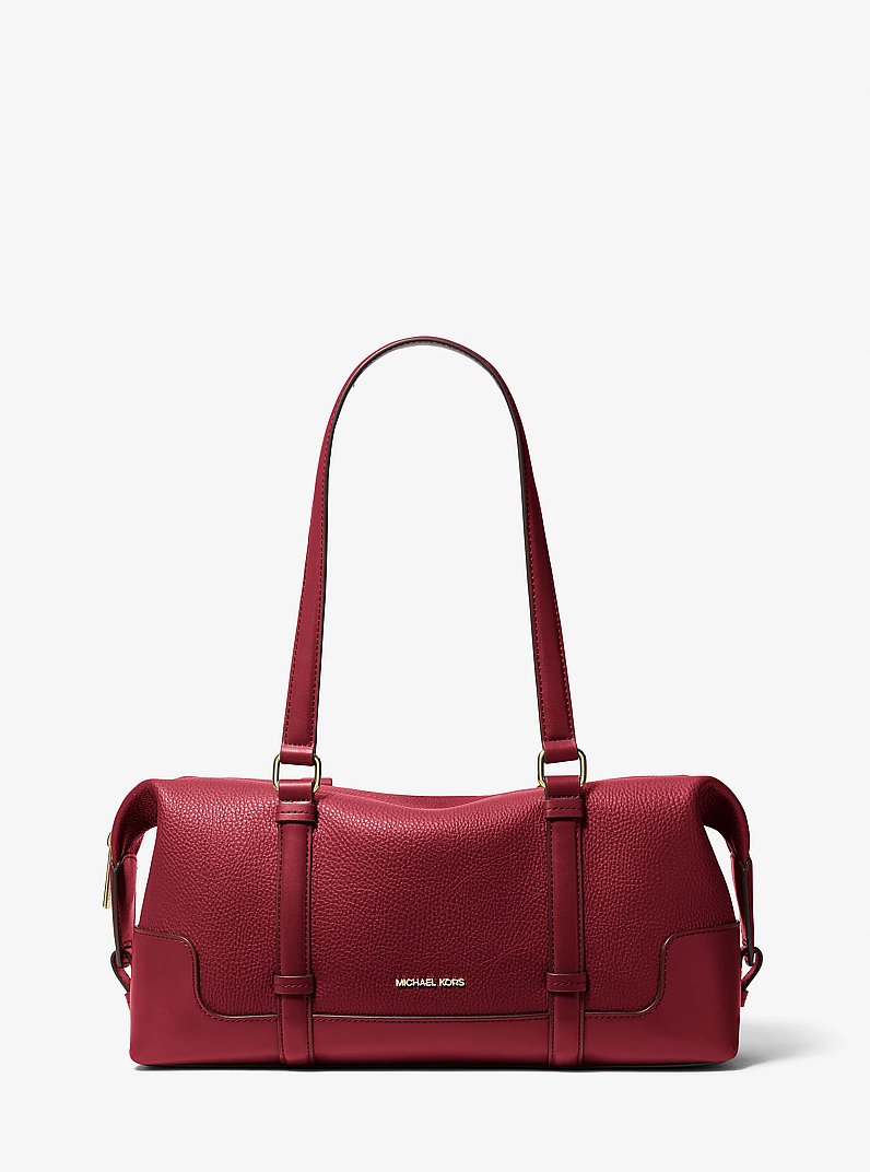 Bolso de hombro Teddi grande texturizado in ROJO INTENSO | Michael Kors
