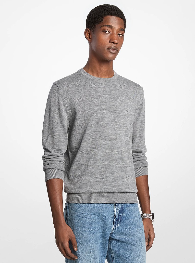 Wool Sweater in ASH | Michael Kors