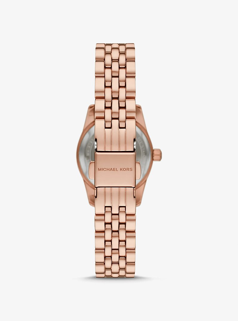 Orologio Lexington Petite tonalit&agrave; oro rosa con pav&eacute; in ORO ROSA | Michael Kors