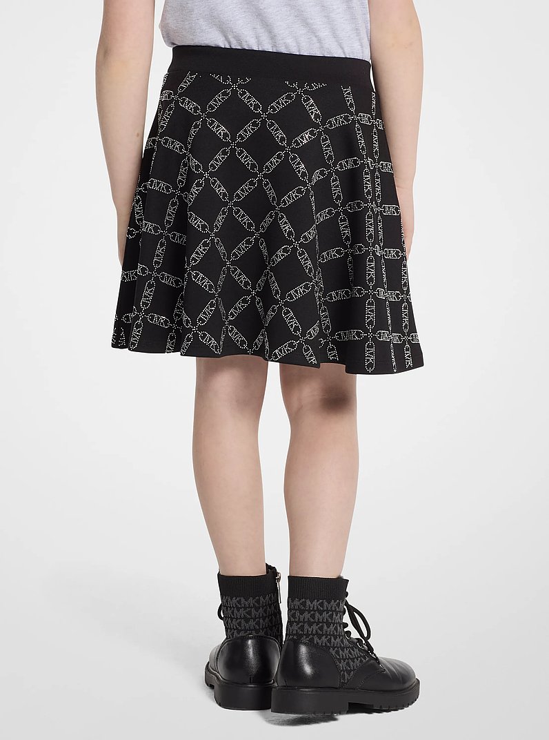 Embellished Empire Diamond Skirt in BLACK | Michael Kors