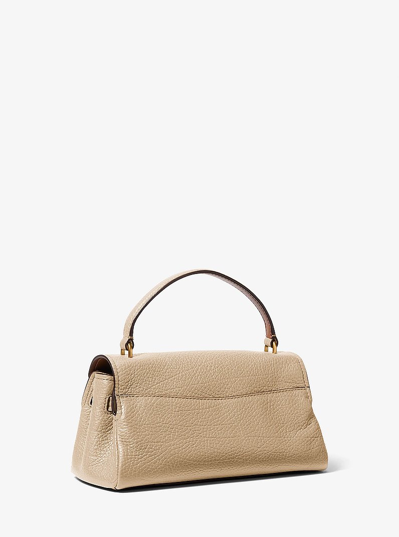 Weiche Umh&auml;ngetasche Hamilton Moderne Extra-Small aus texturiertem Leder in KHAKI | Michael Kors