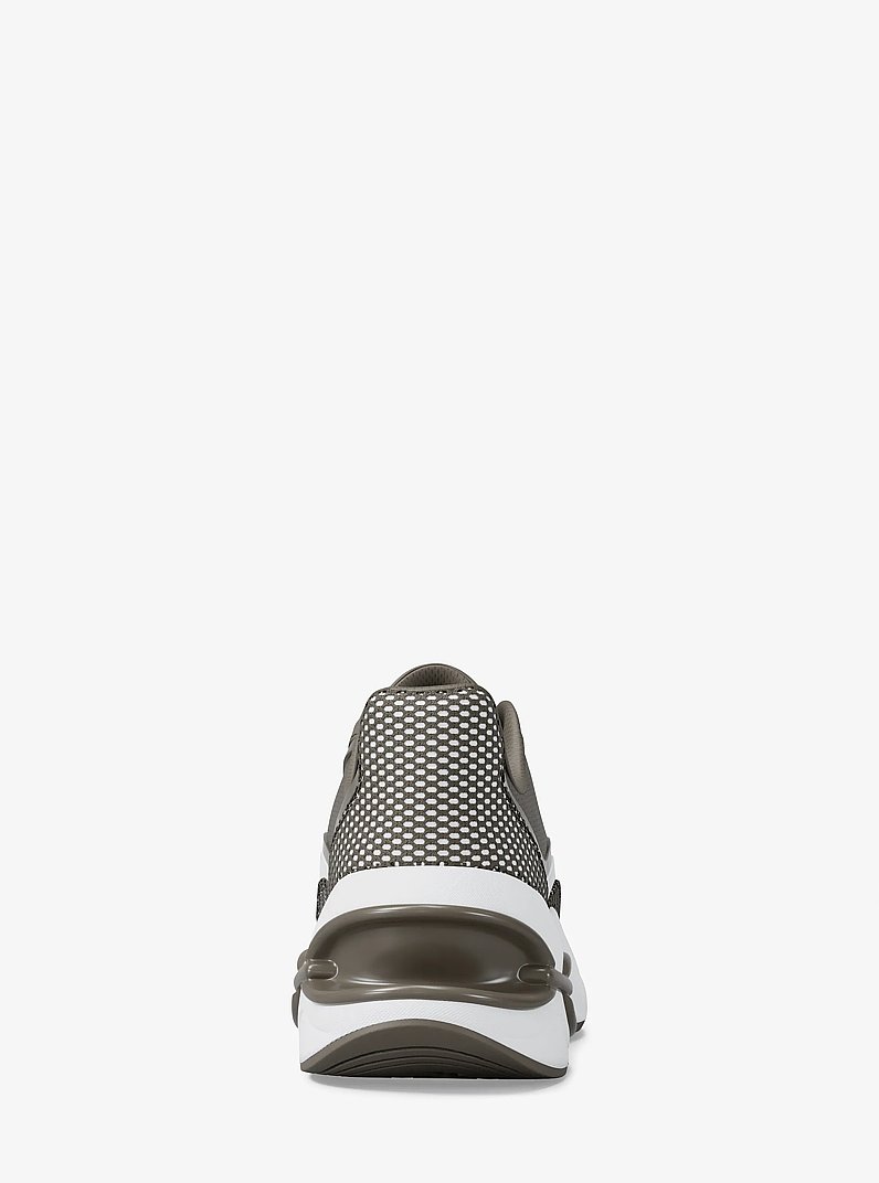 Toni Mixed-Media Sneaker in BIRCH | Michael Kors