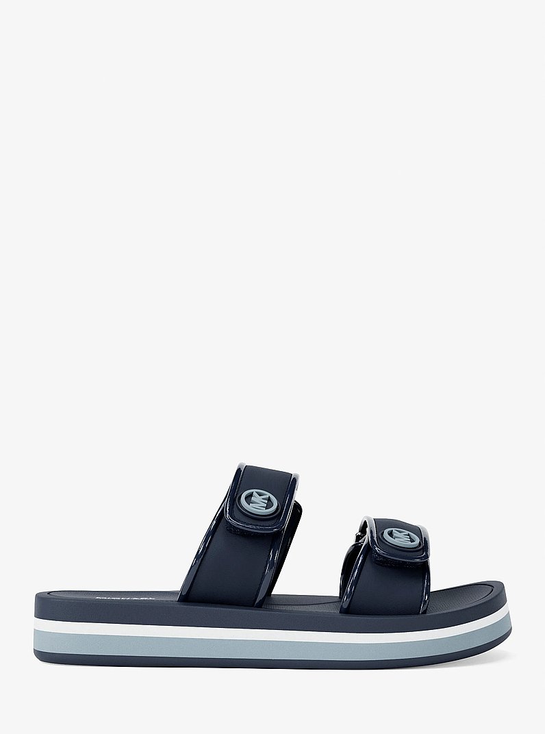 Foster Scuba Slide Sandal in NAVY | Michael Kors