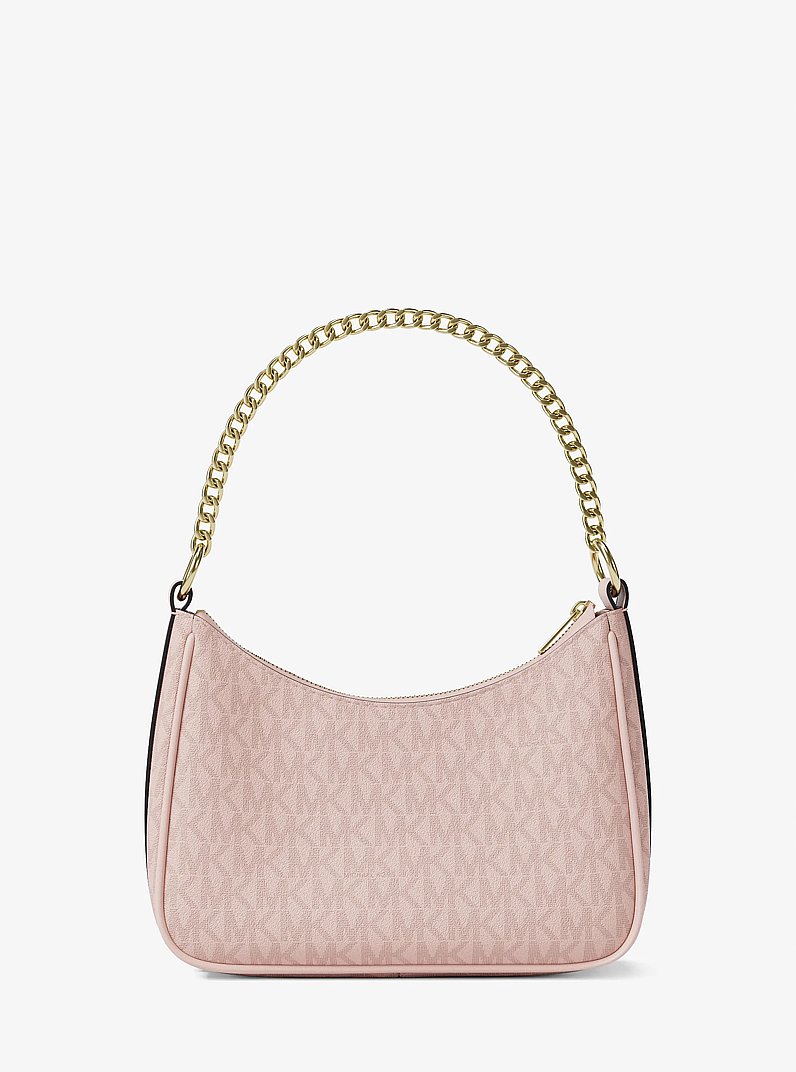 Jet Set Small Signature Logo Convertible Crossbody Bag in POWDER BLUSH | Michael Kors