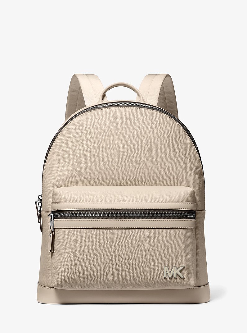 Edison Leather Backpack in LIGHT SAND | Michael Kors