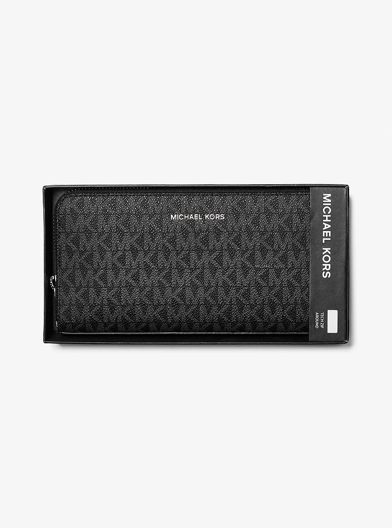 服/ファッション Michael Kors zip around wallet Michael Kors Ladies Zip Around Flat Phone Case Card Holder