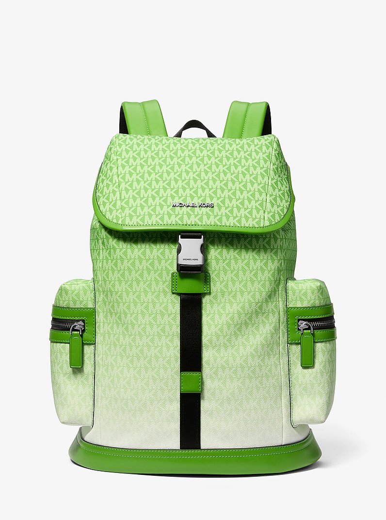 Cooper Ombr&eacute; Logo Utility Backpack in JUNGLE | Michael Kors