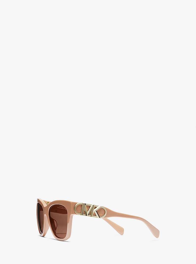 Empire Square Sunglasses in CAMEL | Michael Kors