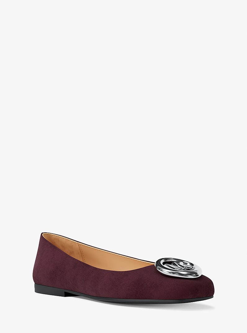 Milan Suede Ballet Flat in OXBLOOD | Michael Kors