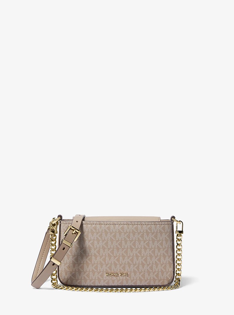 Pochette transformable Bryant peque&ntilde;o con logotipo in ABEDUL | Michael Kors