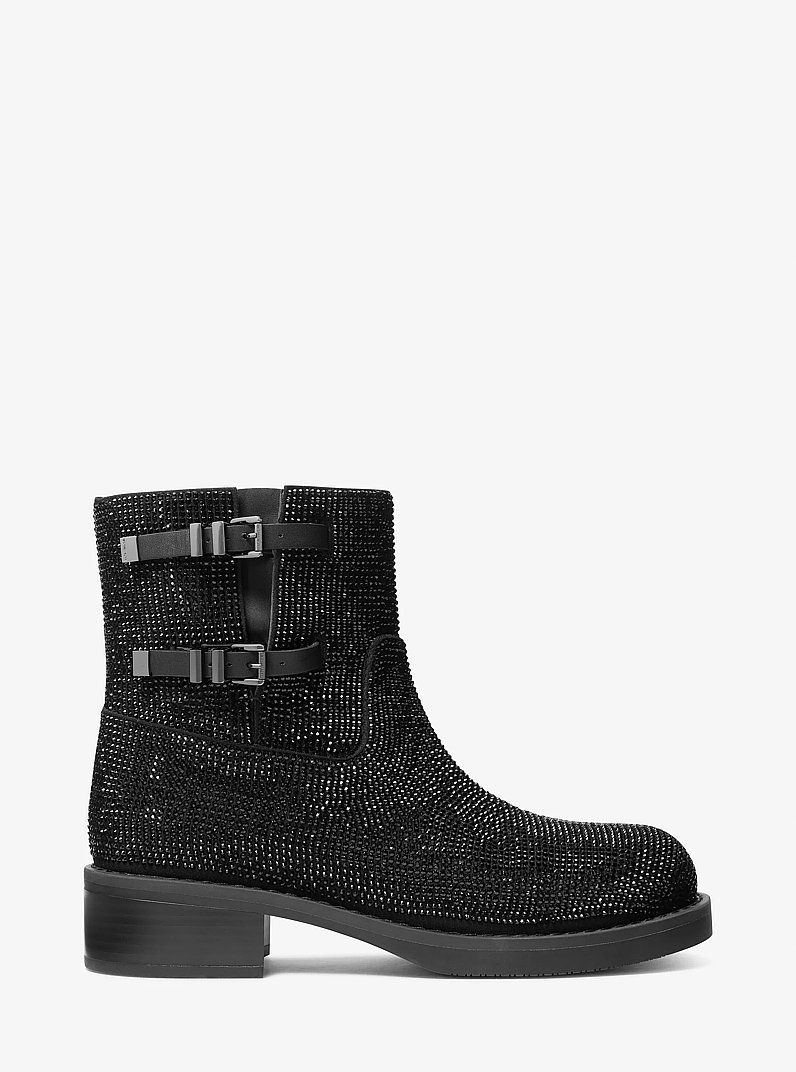 Darrington Embellished Ankle Boot in BLACK | Michael Kors