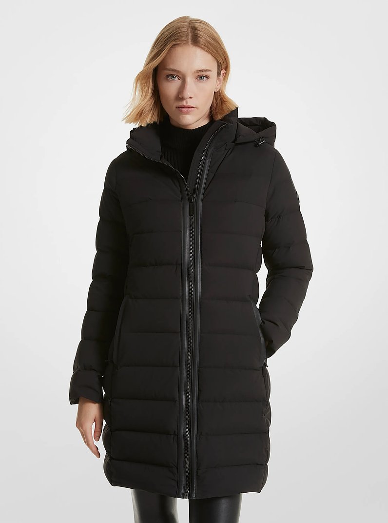 Quilted Puffer Coat in BLACK | Michael Kors