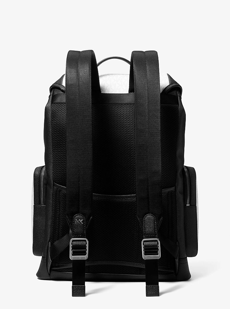 Mochila Hudson con logotipo exclusivo in BLANCO BRILLANTE | Michael Kors