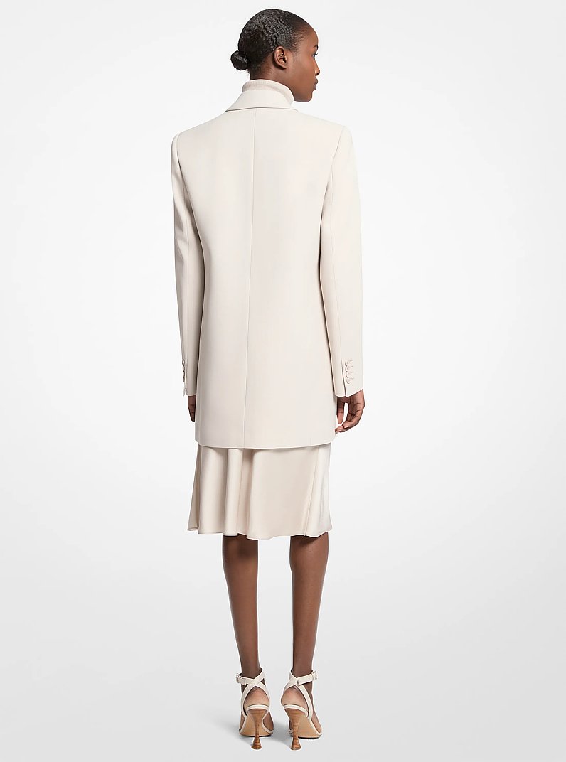 Double Crepe Sabl&eacute; Boyfriend Blazer