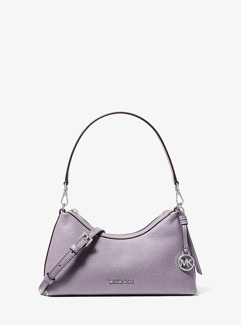 Petit sac &agrave; bandouli&egrave;re convertible Sammy en cuir grain&eacute; in LILAS | Michael Kors
