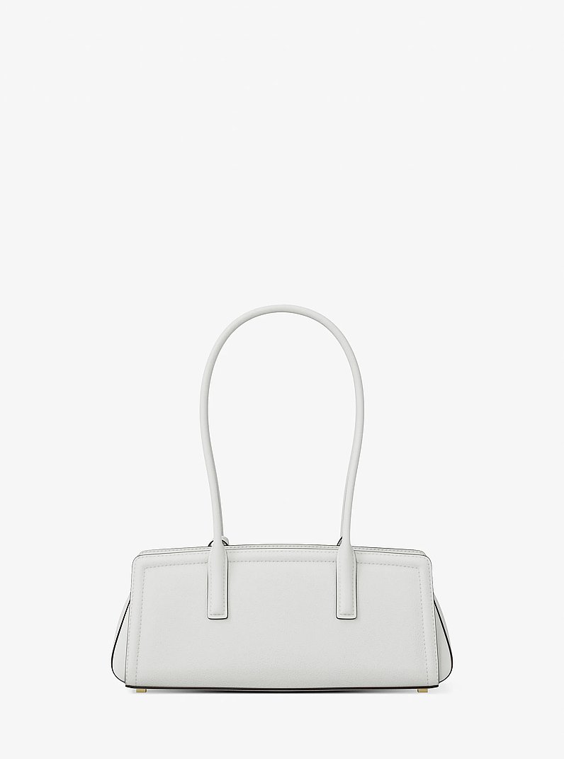 Laila Small Leather Shoulder Bag in EGGSHELL | Michael Kors