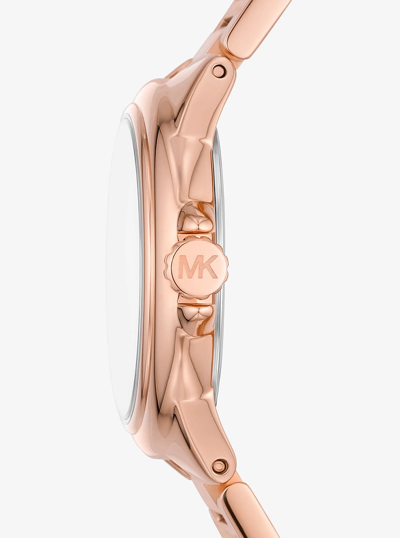 Mini Camille Rose Gold-Tone Watch in ROSE GOLD | Michael Kors