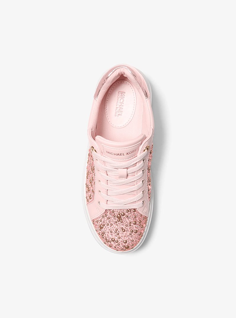 Romey Embellished Platform Sneaker in POWDER BLUSH | Michael Kors