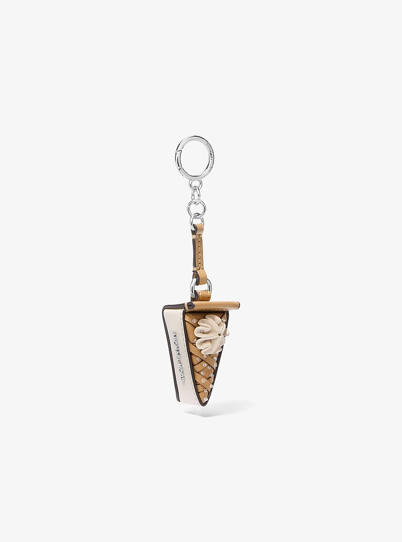 Apple Pie Bag Charm in PEANUT | Michael Kors