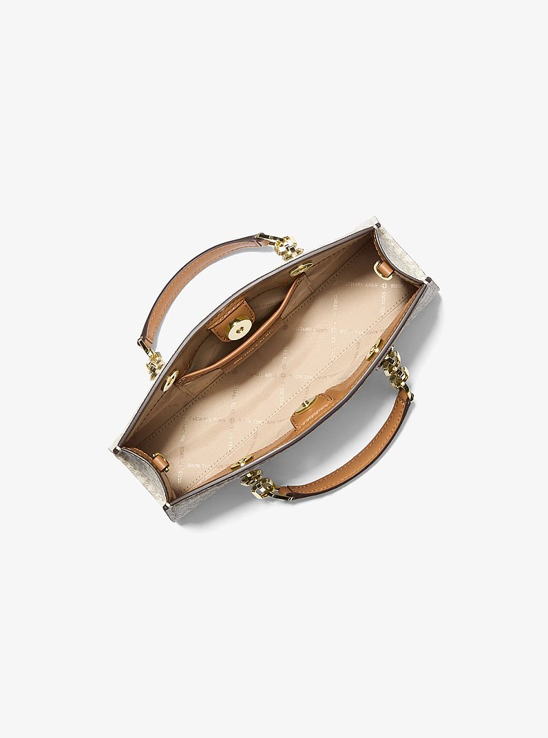 Cynthia Small Signature Logo Satchel