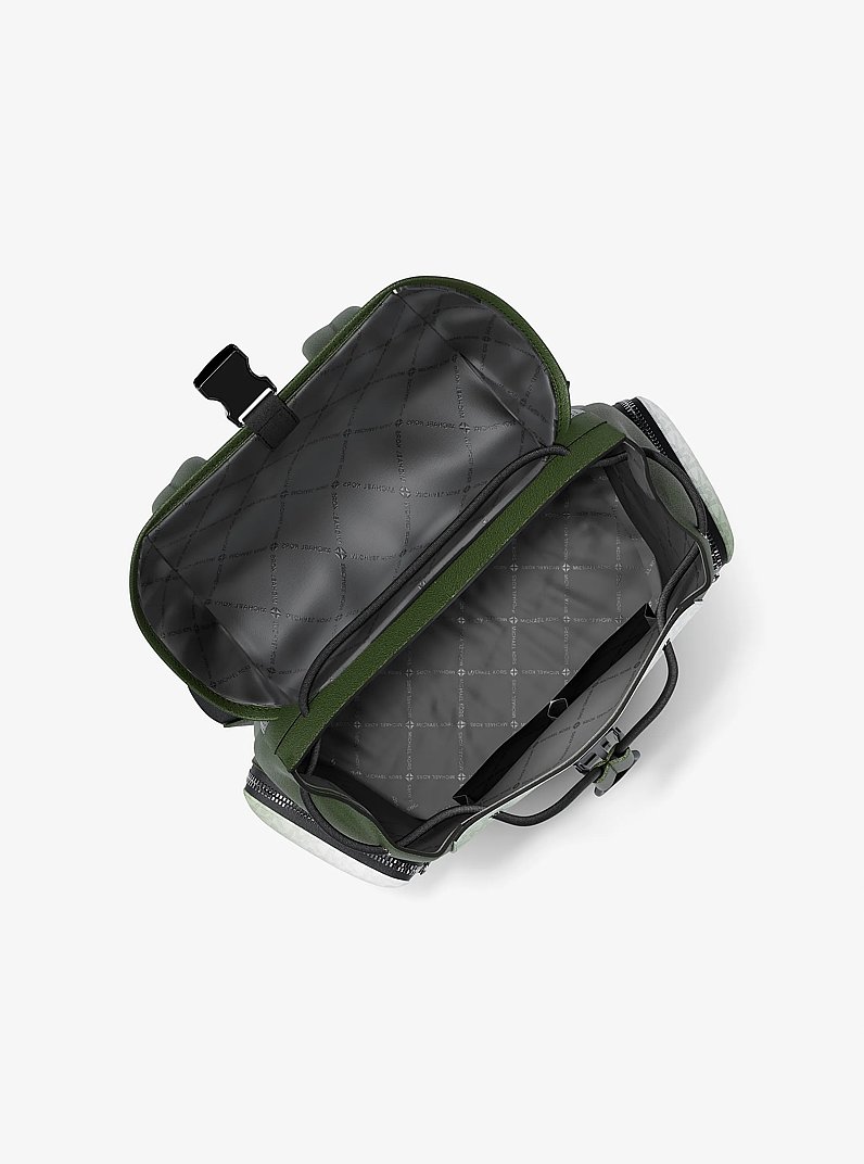 Cooper Medium Ombr&eacute; Signature Logo City Backpack in MOSS MULTI | Michael Kors