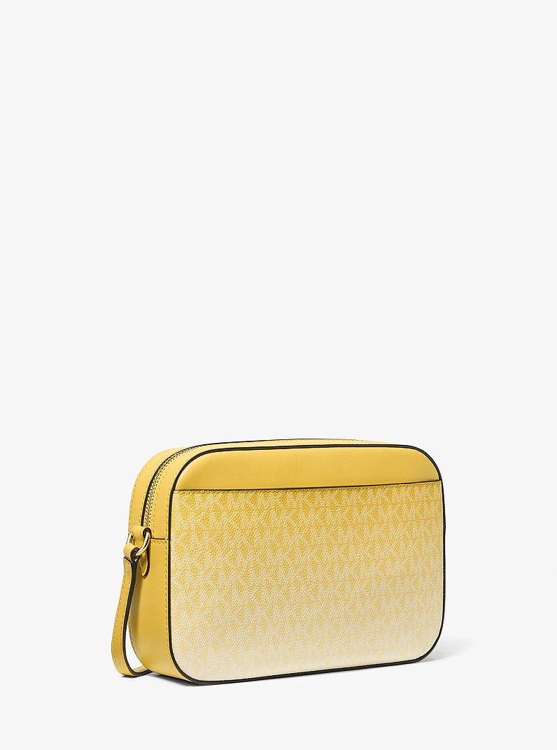 Bolso cruzado Jet Set grande ombr&eacute; con logotipo de la marca in AMARILLO MARGARITA | Michael Kors