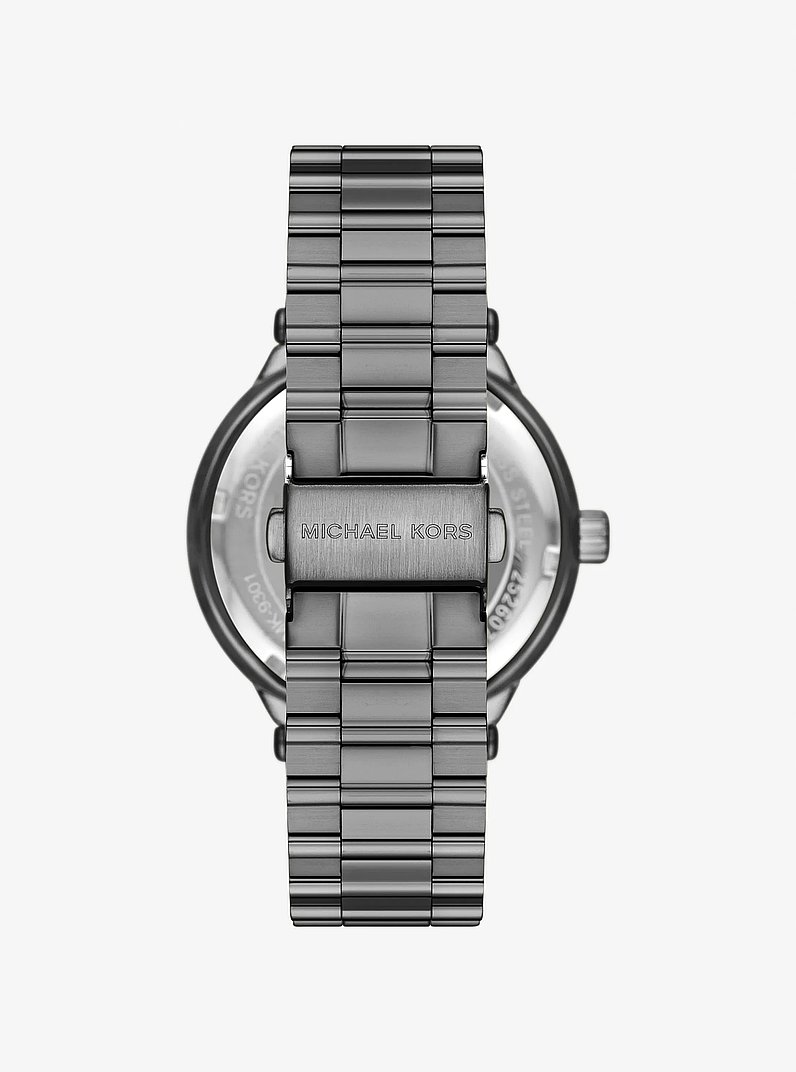 Oversized Billie Gunmetal-Tone Watch in GUNMETAL | Michael Kors