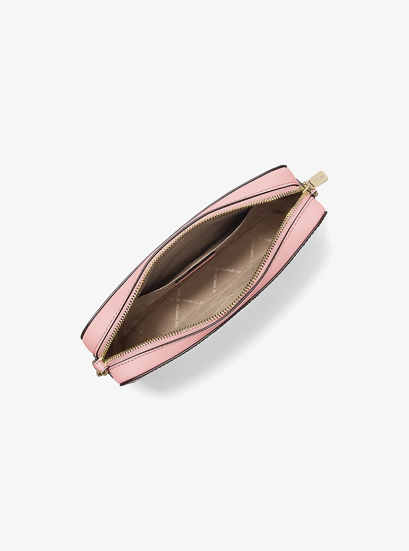 Bandolera Jet Set grande de piel saffiano in ROS&Aacute;CEO POLVORIENTO | Michael Kors