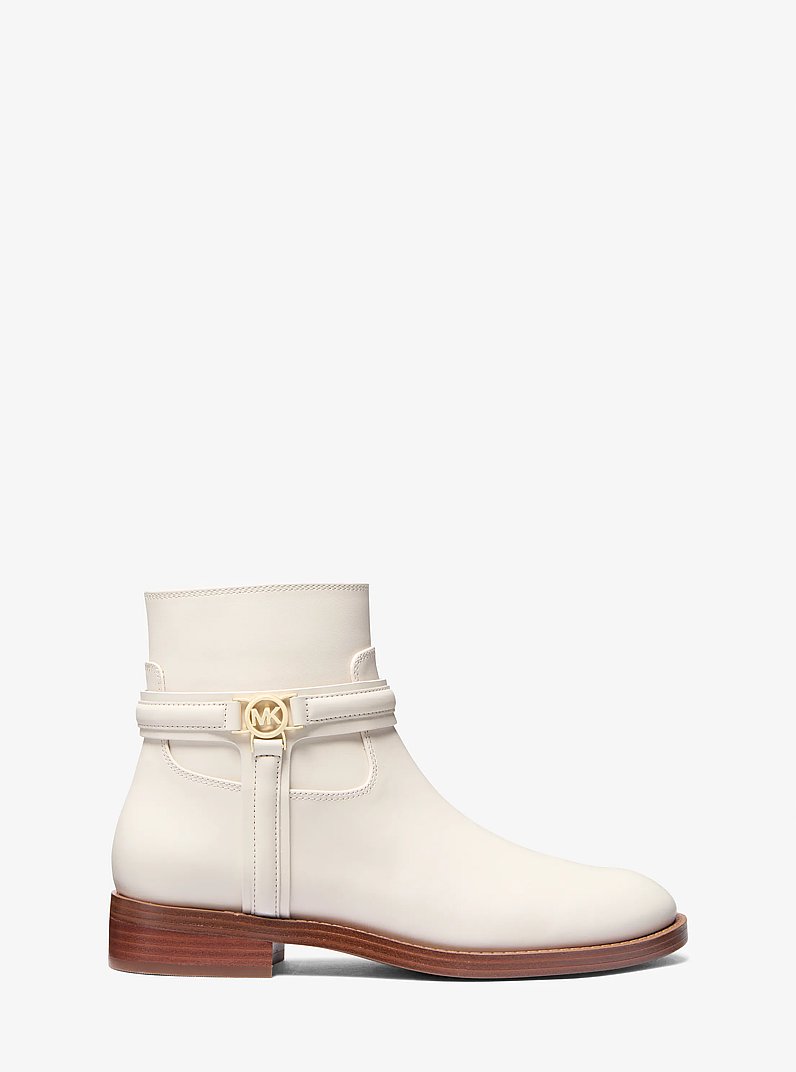 Botte Mindy en cuir in CR&Egrave;ME L&Eacute;GER | Michael Kors