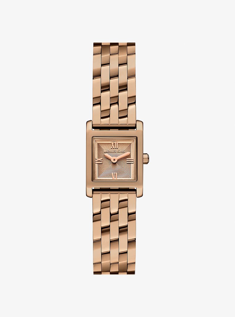 Micro Georgie Beige Gold-Tone Watch  in BEIGE GOLD | Michael Kors