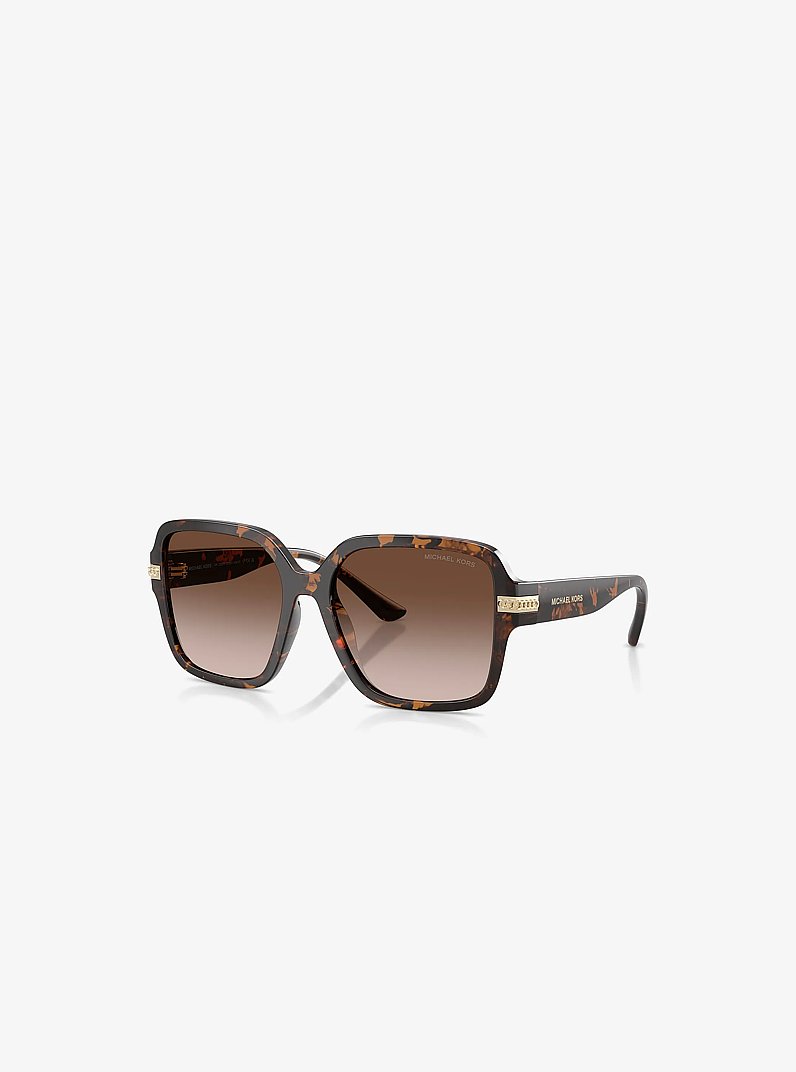 Lunettes de soleil Brays Island in &Eacute;CAILLE DE TORTUE FONC&Eacute;E | Michael Kors
