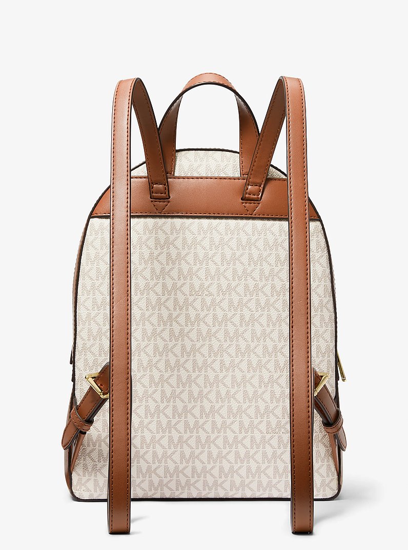 Jaycee Medium Logo Backpack in VANILLA | Michael Kors