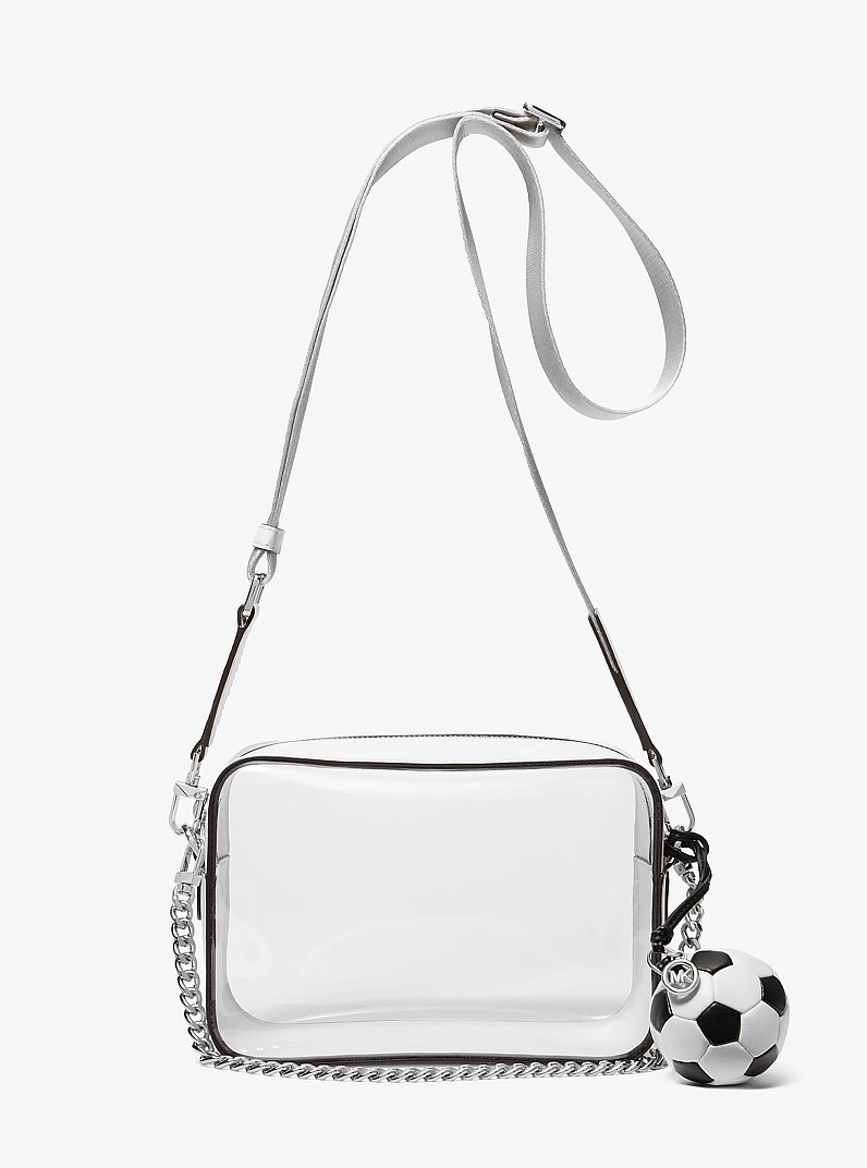 Bryant Medium Camera Crossbody Bag in OPTIC WHITE | Michael Kors