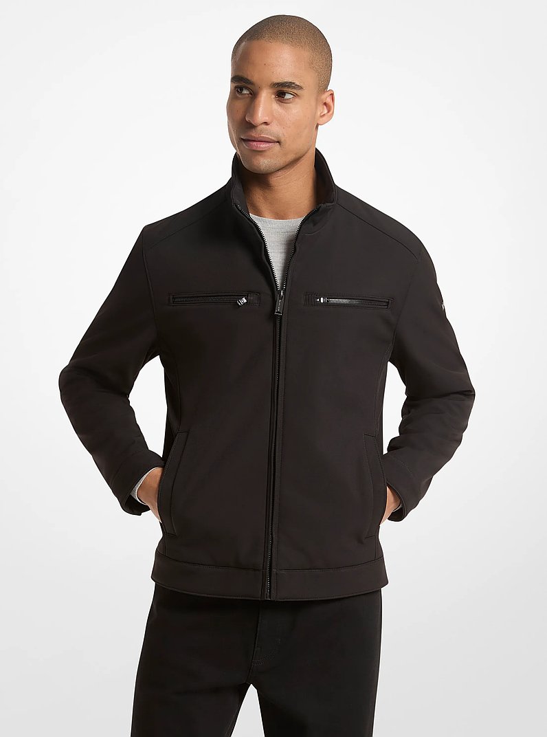 Zip-Up Jacket in BLACK | Michael Kors