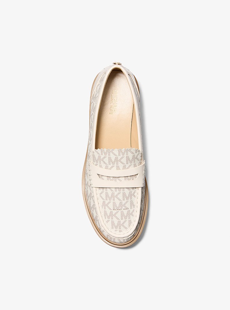 Holland Signature Logo Loafer in VANILLA | Michael Kors