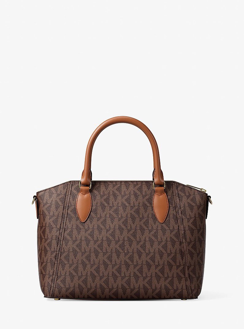 Sienna Medium SIgnature Logo Satchel