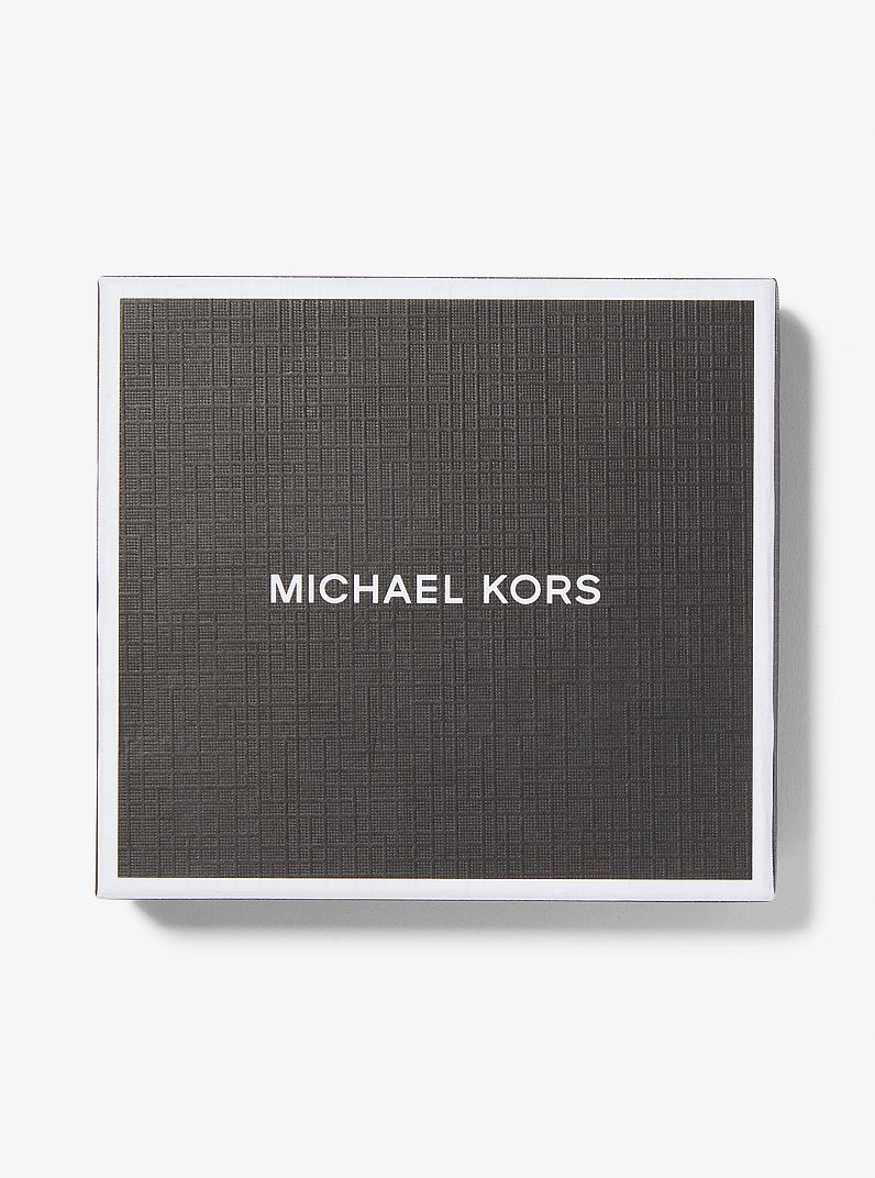 Set de regalo de billetera y cintur&oacute;n con logotipo exclusivo in MARR&Oacute;N/NEGRO | Michael Kors