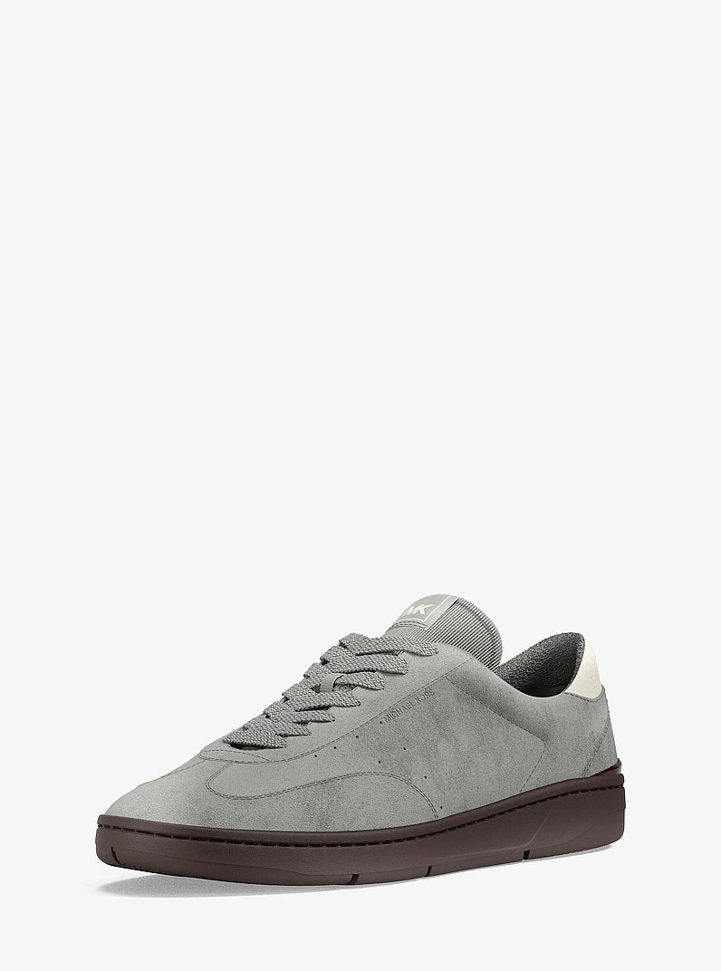 Sneaker Wilton aus Wildleder in STEINGRAU | Michael Kors