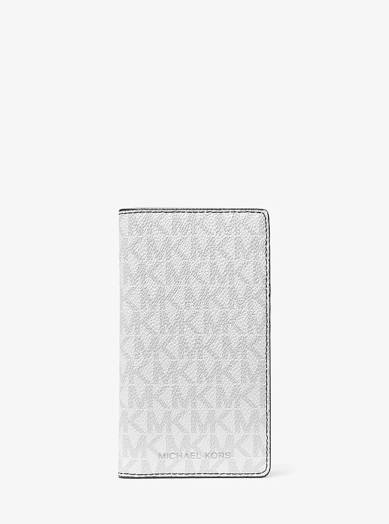 Cooper Large Logo Bi-Fold Card Case in BRIGHT WHT | Michael Kors