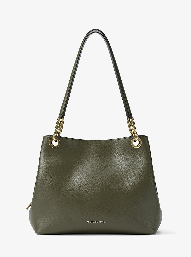 Shopper Kensington Large aus gekrispeltem Leder in EFEU | Michael Kors