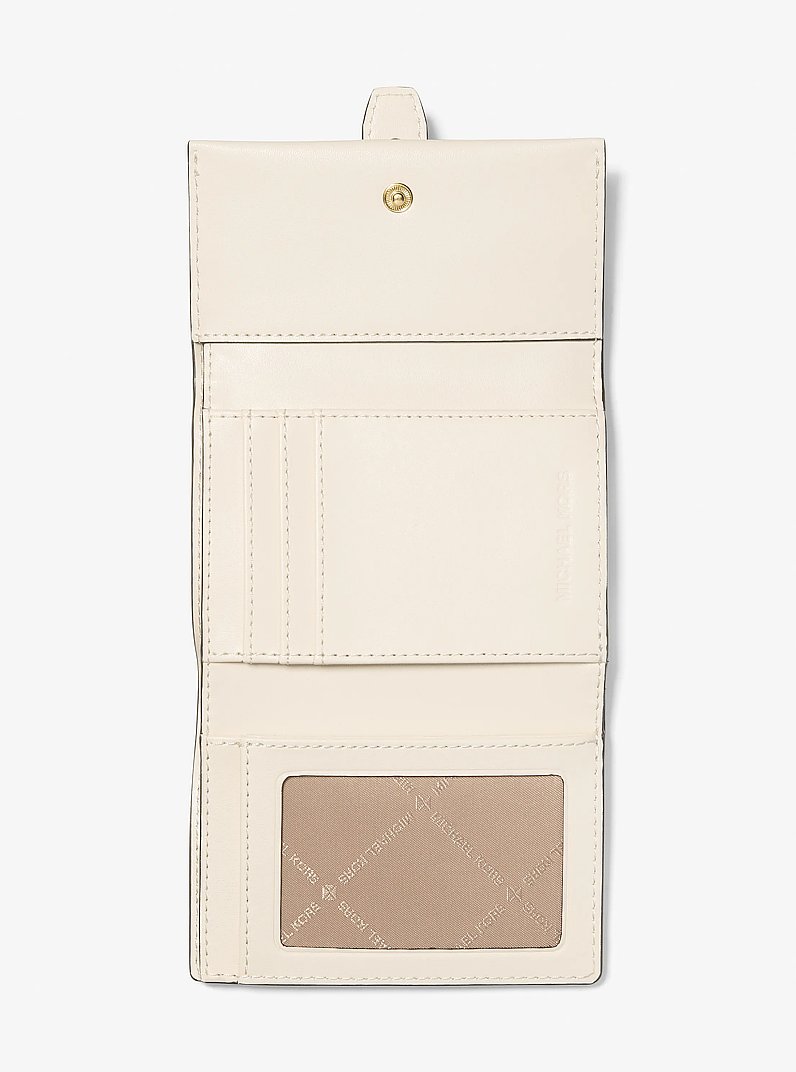 Portefeuille &agrave; trois volets Greenwich de taille moyenne &agrave; imprim&eacute; in CR&Egrave;ME MULTI L&Eacute;GER | Michael Kors